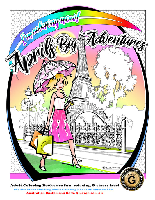 April's Big Adventures - I'm Coloring Now!